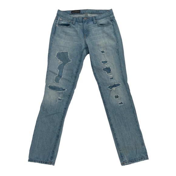 J. Crew Broken In Boyfriend Distressed Jeans Size 24 Women’s - Picture 1 of 6
